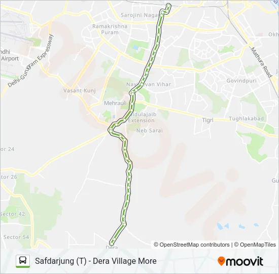 516 Bus Line Map