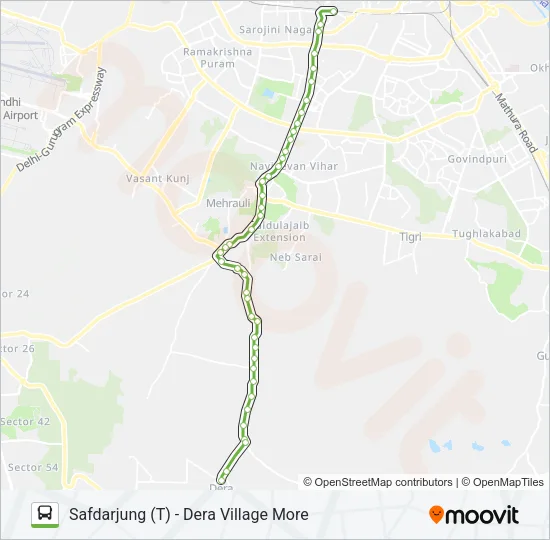 516 Bus Line Map