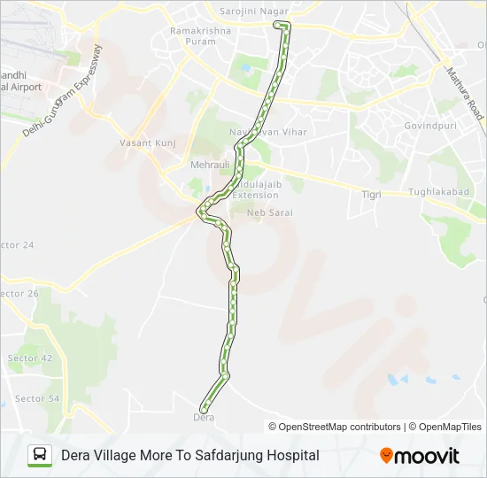 516 Bus Line Map