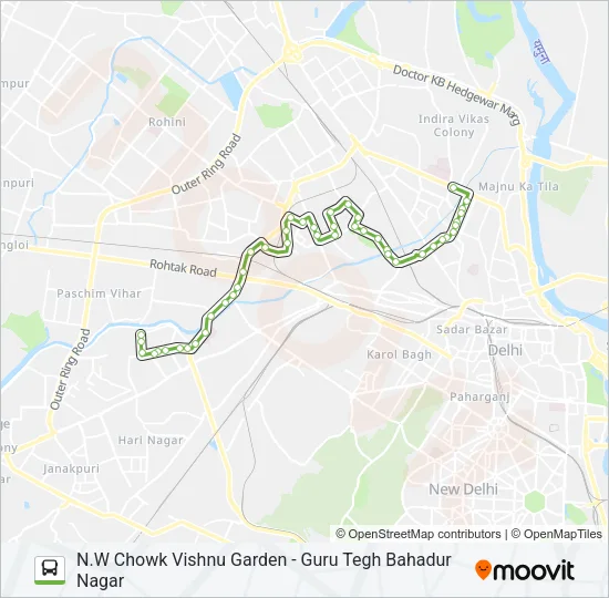 912 Bus Line Map