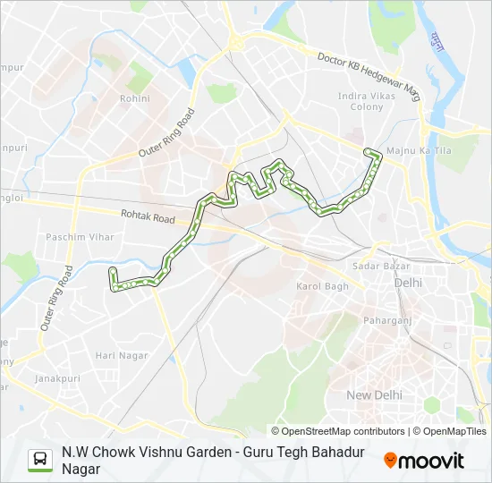 912 Bus Line Map