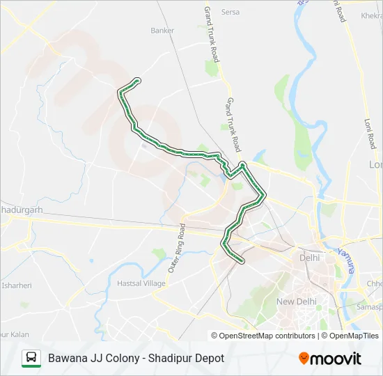 116B Bus Line Map