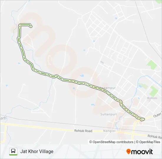 114EXT Bus Line Map