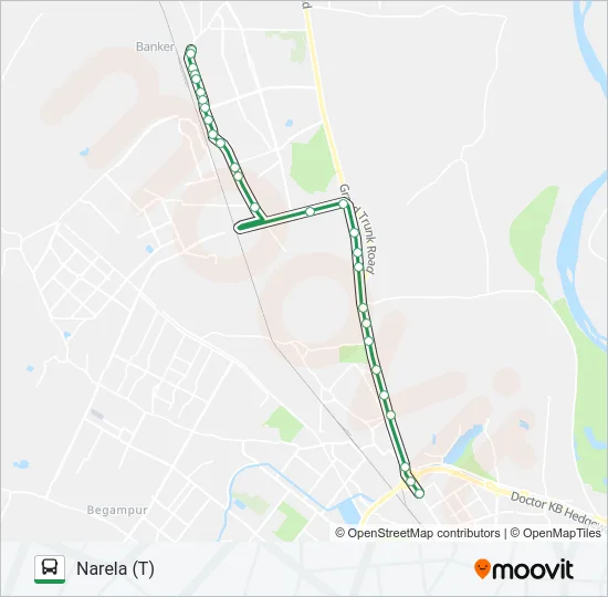 103 Bus Line Map