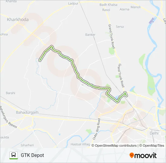 106 Bus Line Map