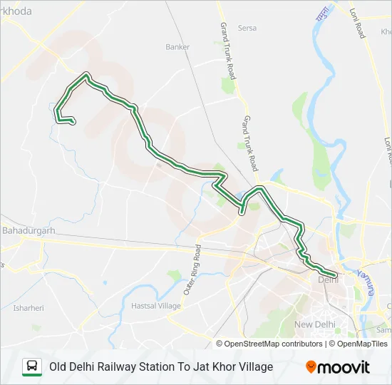 106 Bus Line Map