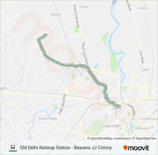 106A Bus Line Map
