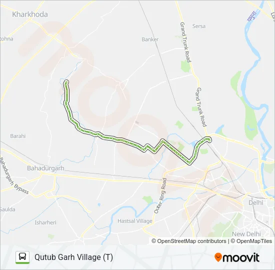 114C Bus Line Map