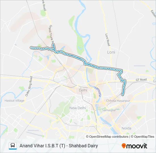 165 Bus Line Map