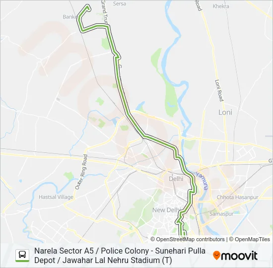 173 Bus Line Map