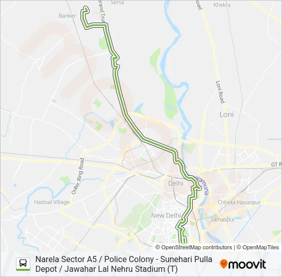 173 Bus Line Map