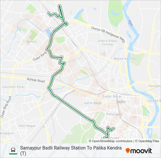 187A Bus Line Map