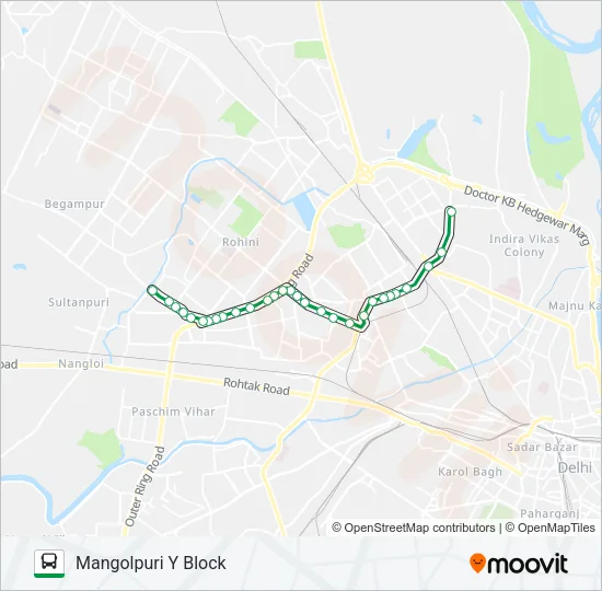174STL Bus Line Map