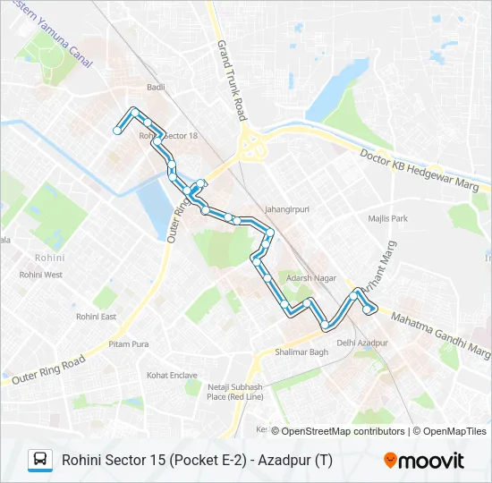 183 Bus Line Map