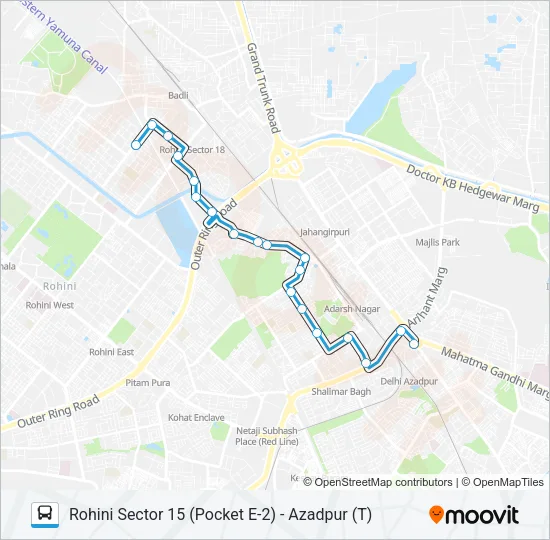 183 Bus Line Map