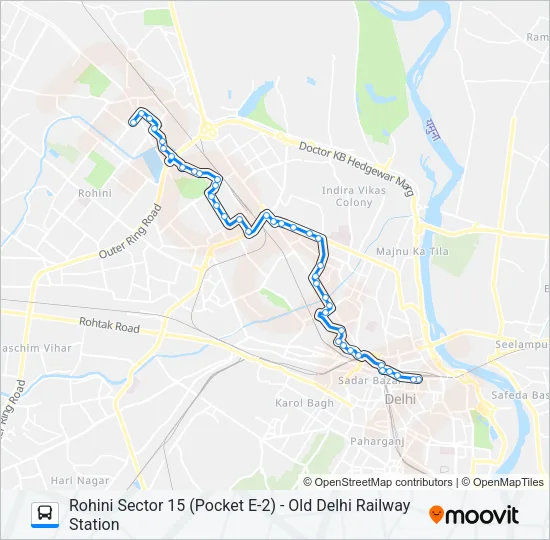 183 Bus Line Map