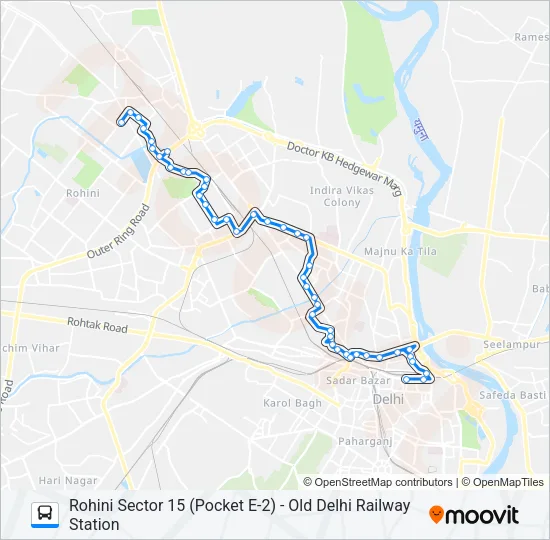 183 Bus Line Map