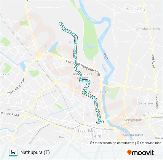 185 Bus Line Map