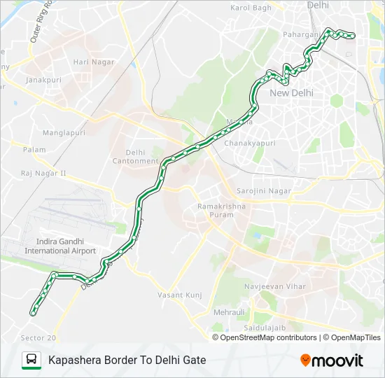 729 Bus Line Map