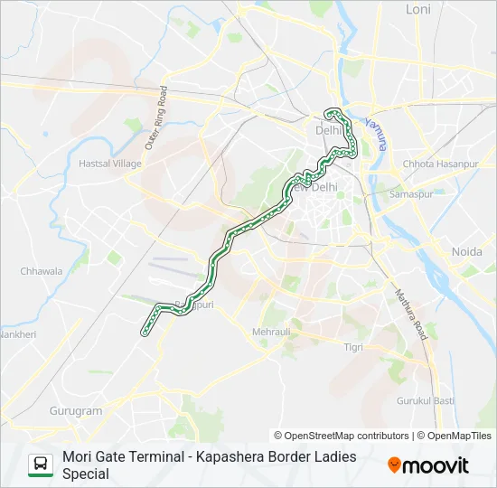 729L Bus Line Map