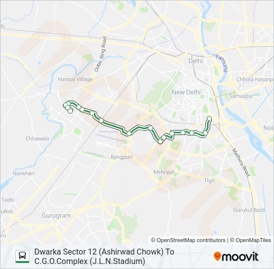EXP-727A Bus Line Map