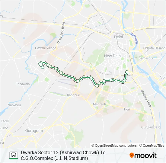 EXP-727A Bus Line Map