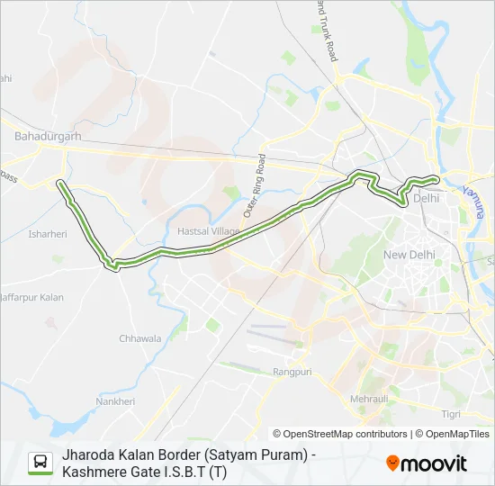 817N Bus Line Map