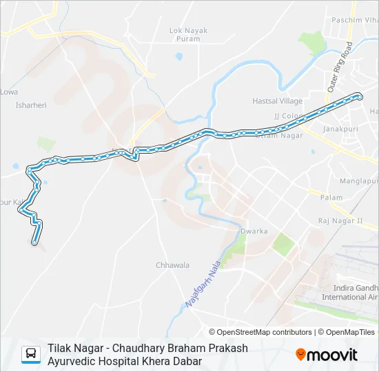 826 Bus Line Map