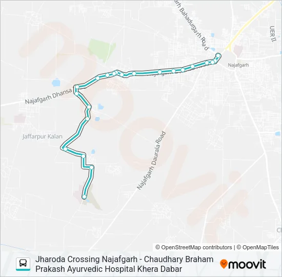826 Bus Line Map