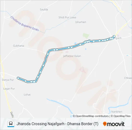 835 Bus Line Map