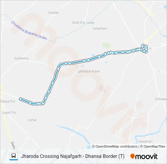 835 Bus Line Map
