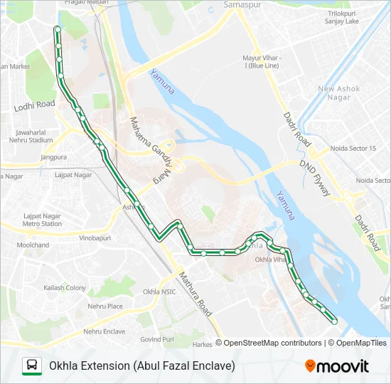 402 Bus Line Map