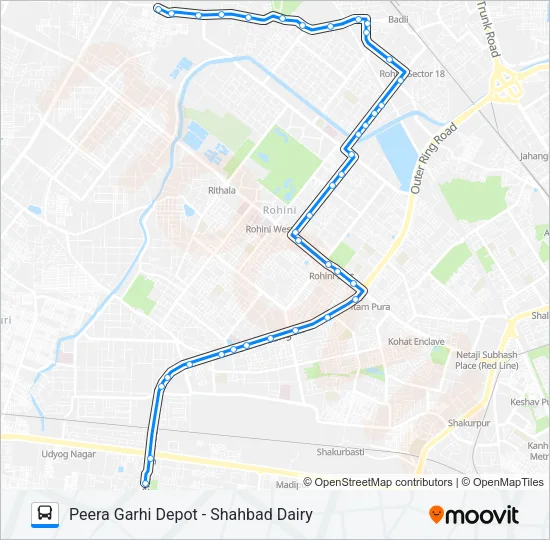 879 Bus Line Map