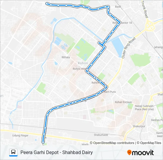 879 Bus Line Map