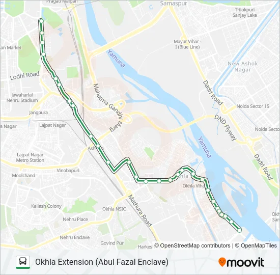 403 Bus Line Map