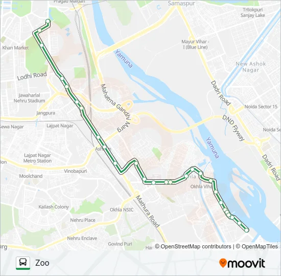 403 Bus Line Map