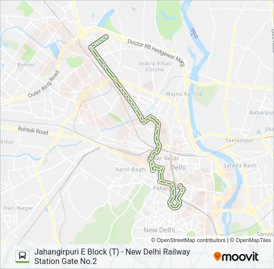 19 Bus Line Map