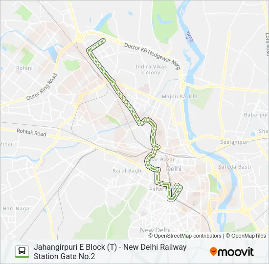 19 Bus Line Map