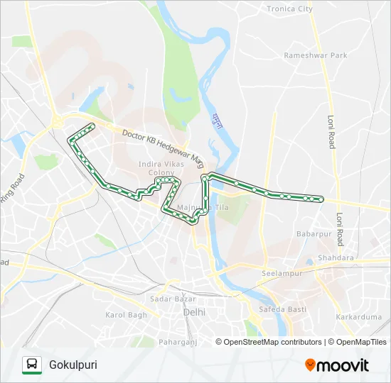 333 Bus Line Map