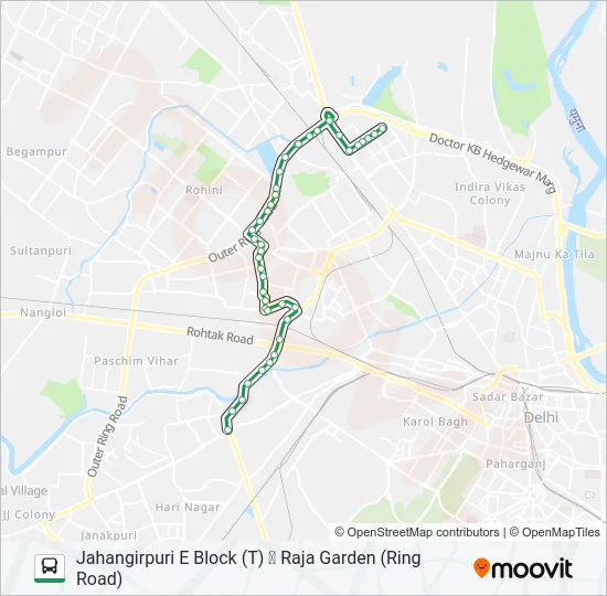 891 Bus Line Map