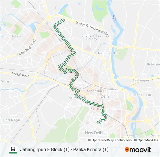 181A Bus Line Map