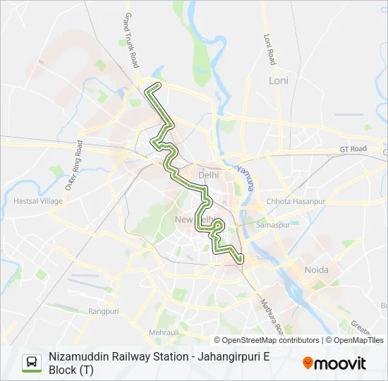 181A Bus Line Map