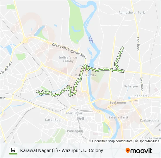 913 Bus Line Map