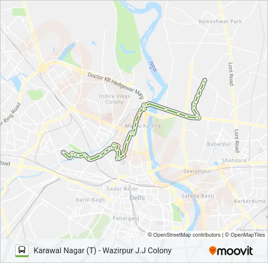 913 Bus Line Map