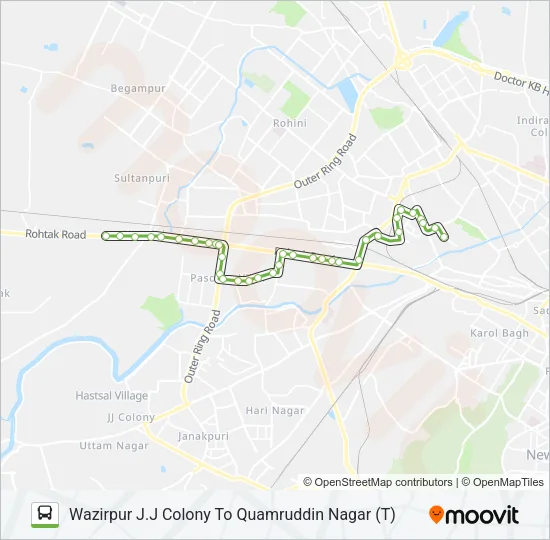 913 Bus Line Map