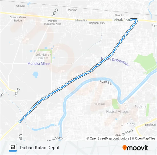 923 Bus Line Map