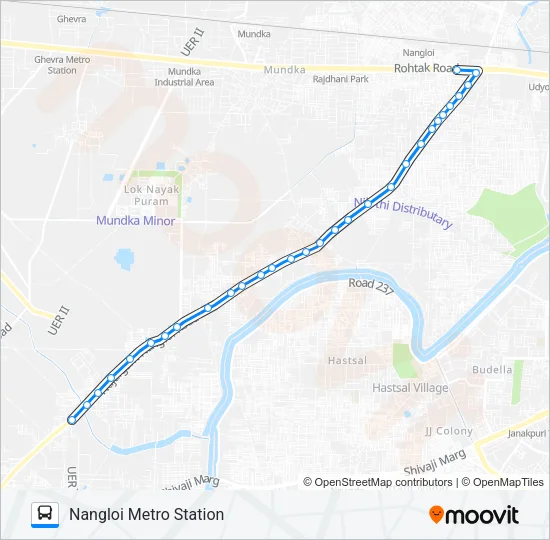 923 Bus Line Map