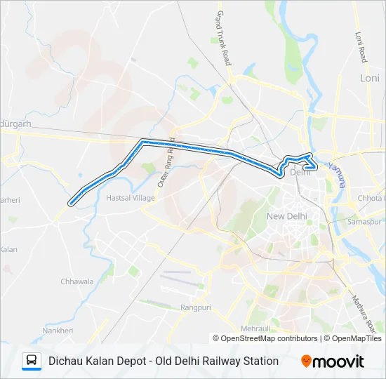923 Bus Line Map
