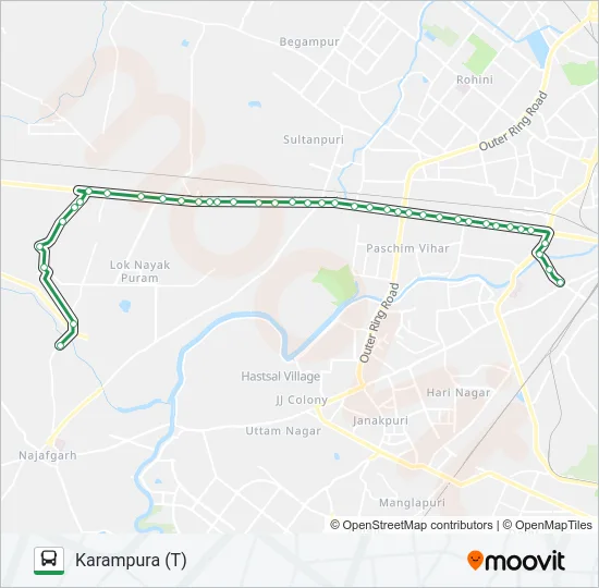 934 Bus Line Map