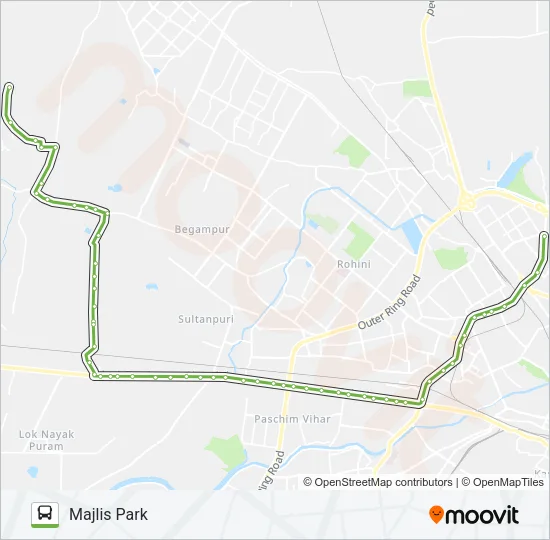 935 Bus Line Map